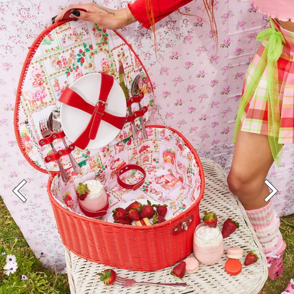 Dollskill strawberry shortcake picnic basket brand new